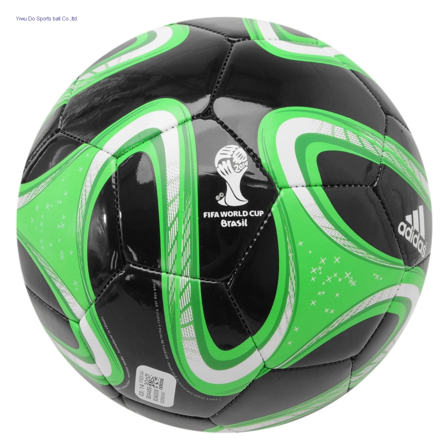 New Color WORLD CUP 2014 Edition BRAZUCA GREEN SIZE 5 FOOTBALL