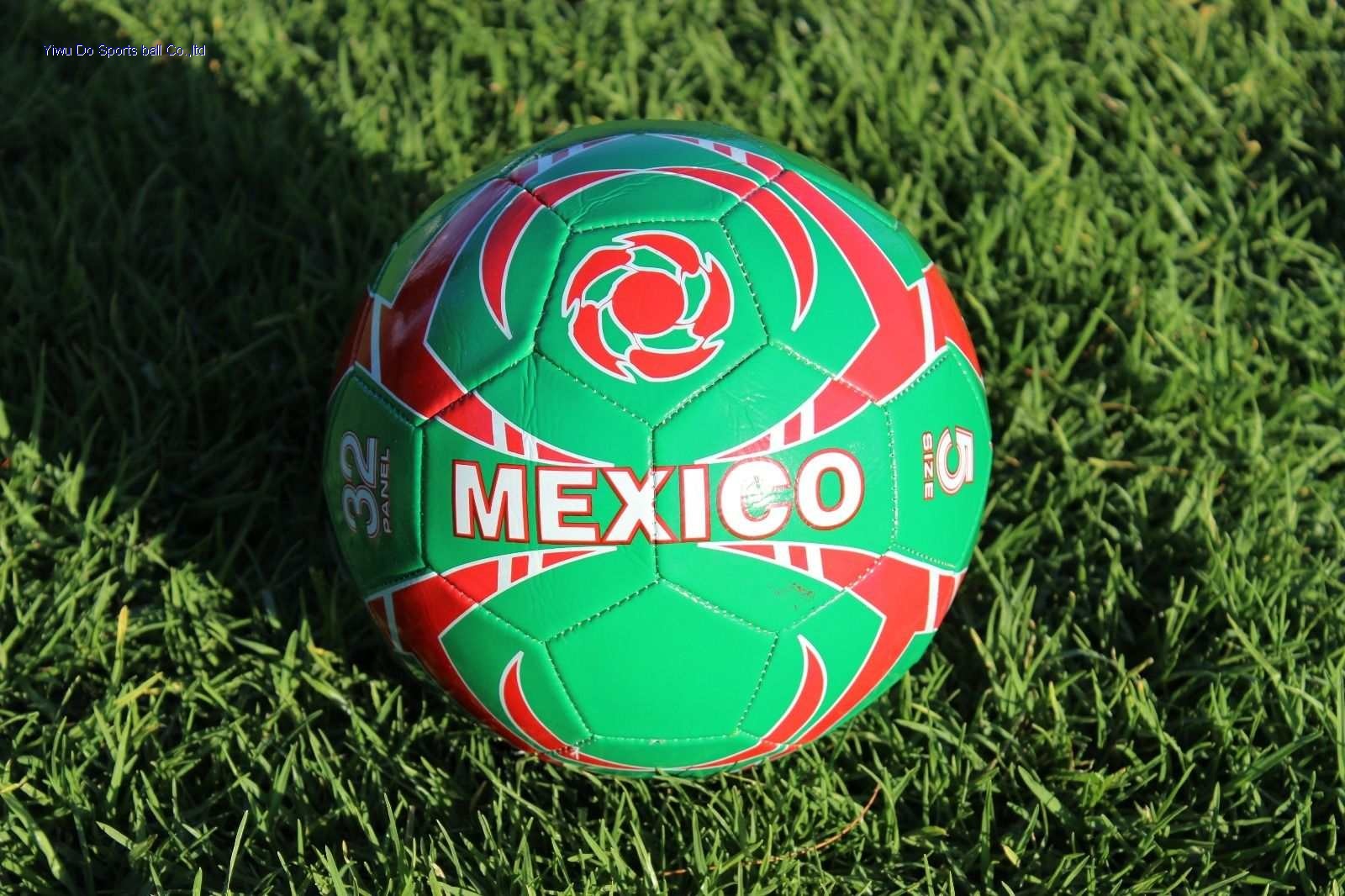 Mexico Size 5 Soccer Ball Football All Weather Sporting Goods U.S Official-Green 