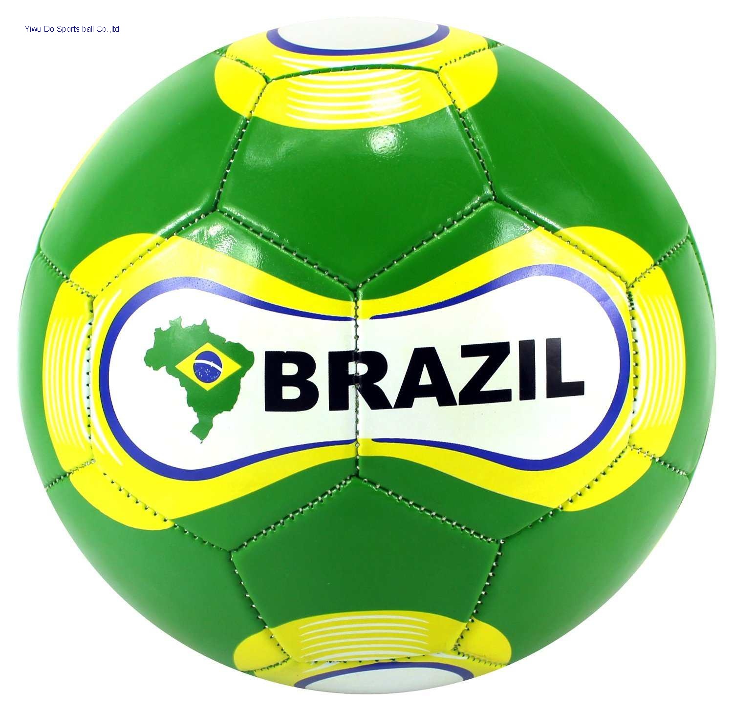 2014 World Cup Soccer Brasil Flag All Weather Soccer Ball Official Size 5