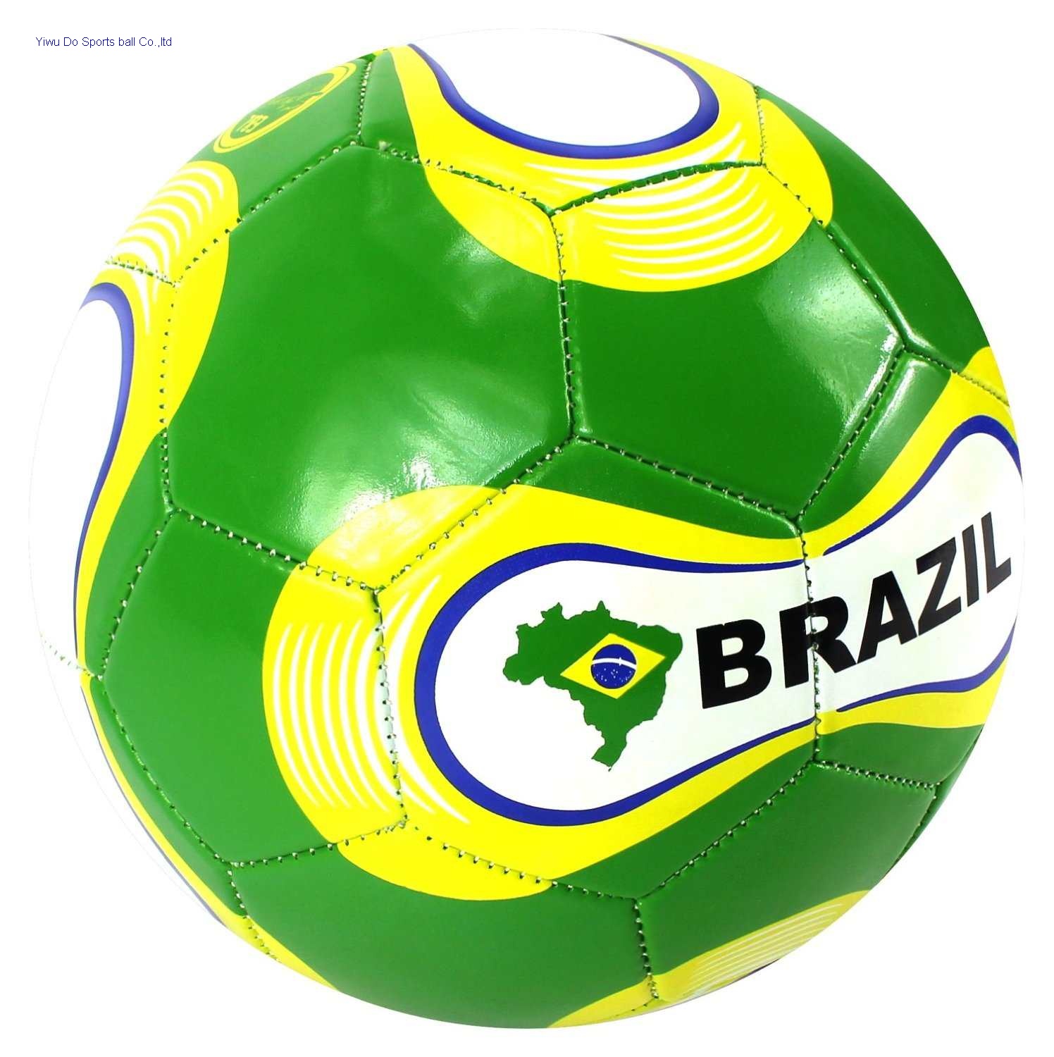 2014 World Cup Soccer Brasil Flag All Weather Soccer Ball Official Size 5