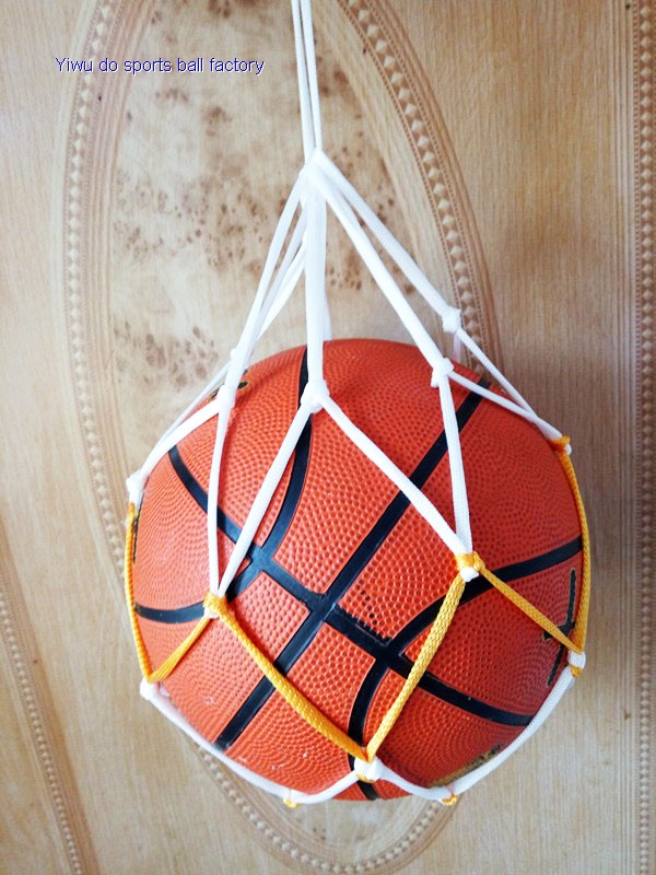 5Pcs Nylon Mesh Net Bag Ball Rims Volleyball Basketball Football Soccer Carrier 