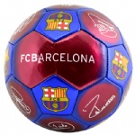 FC BARCELONA Gift Size 5 Ball Signature Football Claret & Blue