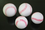 Logo printing PU foam stress ball baseball for kids